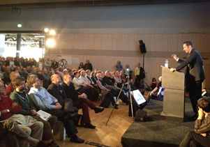 Thorsten Schulte auf der Edelmetallmesse 2012 in M�nchen vor �ber 1.000 Besuchern